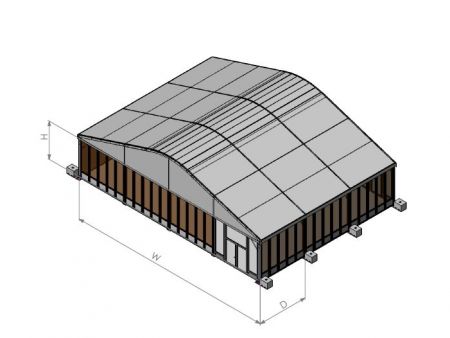 玻璃帐篷/玻璃屋(翼板帐篷)(15M.20M.25M)